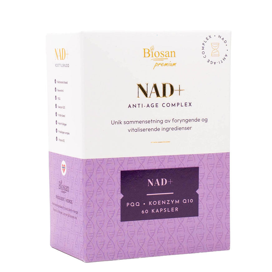 NAD+ Anti-Age Complex – Nicotinamid-Ribosid, Kollagen & Hyaluron für Zellenergie & jugendliche Haut