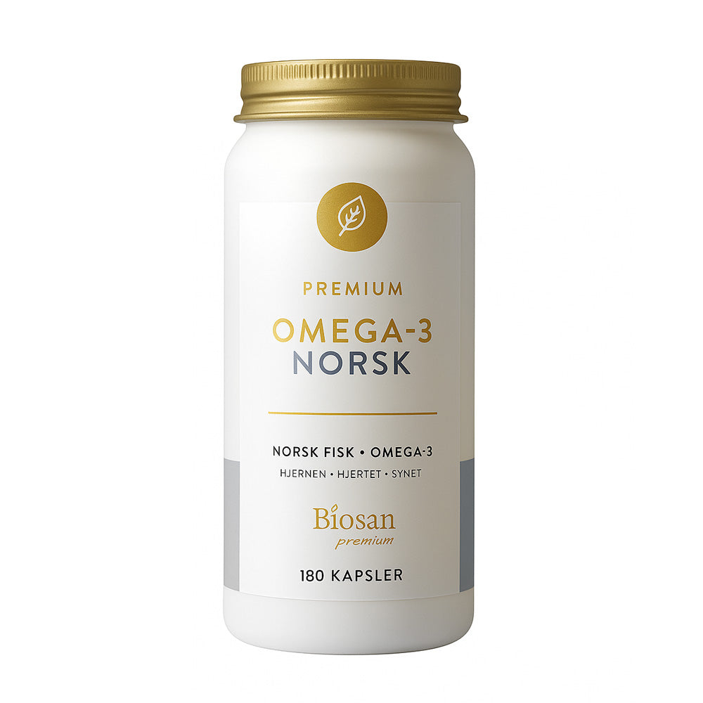 Premium norwegisches Omega-3 – Hochdosierte EPA & DHA Fischöl-Kapseln für 90 Tage