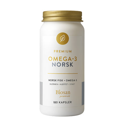 Premium norwegisches Omega-3 – Hochdosierte EPA & DHA Fischöl-Kapseln für 90 Tage