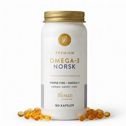 Premium norwegisches Omega-3 – Hochdosierte EPA & DHA Fischöl-Kapseln für 90 Tage